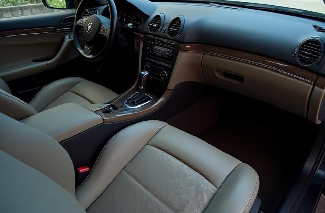 Frissen tisztított, illatos és makulátlan autó belső tér