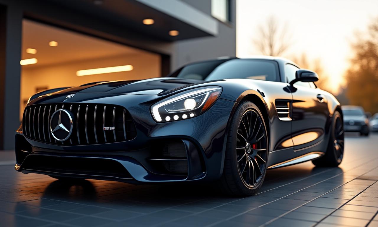 Fénylő, frissen tisztított sportautó